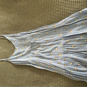 Billabong Blue Floral Dress with Straps